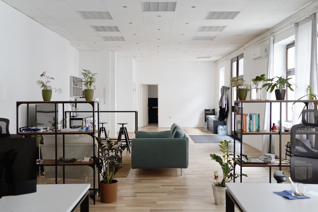 sustainable office setup